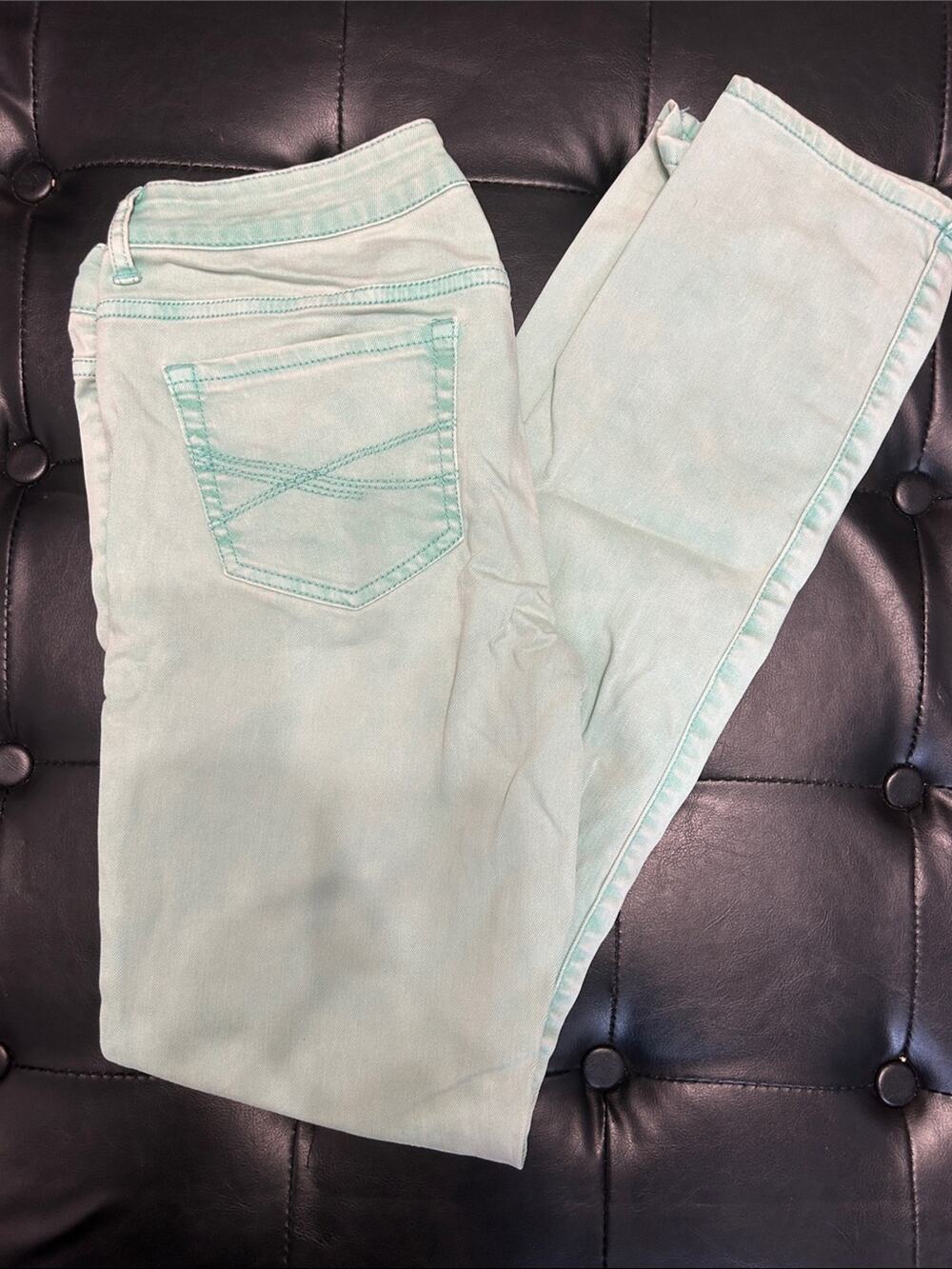 Aeropostale Mint Green Skinny Jeans